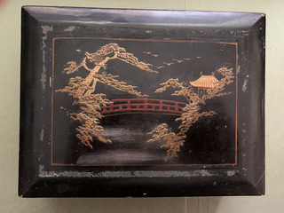 Old concertina album of 51 pre WW1 postcards mainly Singapore