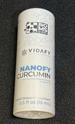 Vidafy Nanofy Curcumin w/Vitamin D, Anti-inflammatory/antioxidant FREE SHIPPING