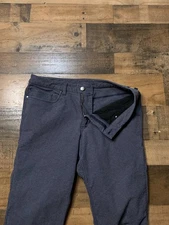 Lululemon ABC Pants Mens 33 Skinny Gray Tech Canvas Work Golf Chino Preppy