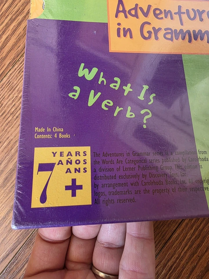 Discovery Toys 4 Book Set Adventures in Grammar HomeSchool Learning 7+ NEW - Image 4 of 4