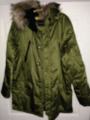 New Men's Hooded Military Snorkel Parka.MSRP $248