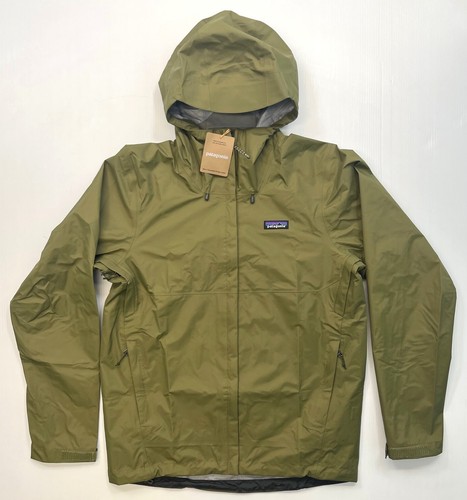 Men's PATAGONIA Torrentshell 3L Jacket Raincoat #85241 TENT GREEN (TGRN)