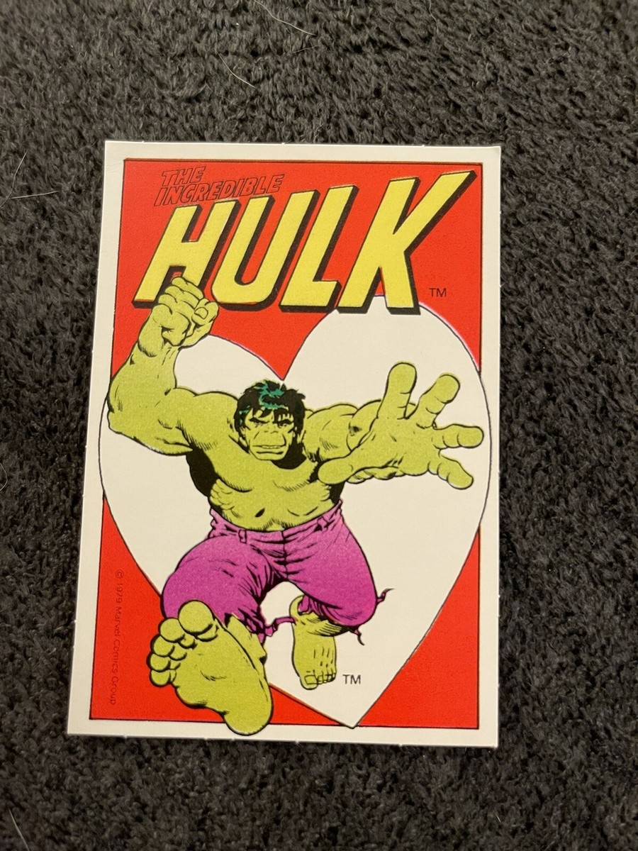 Vintage Greeting Card Valentine The Incredible Hulk G3 | eBay
