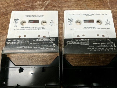 BAD COMPANY SELF TITLED CASSETTE + BURNIN SKY LOT BUNDLE RARE - Picture 4 of 4