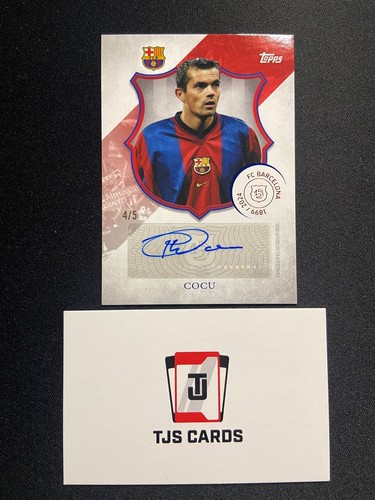 Cocu - Red Auto /5 - Topps Barcelona 125th Anniversary 2024/25 - Bild 1 von 2