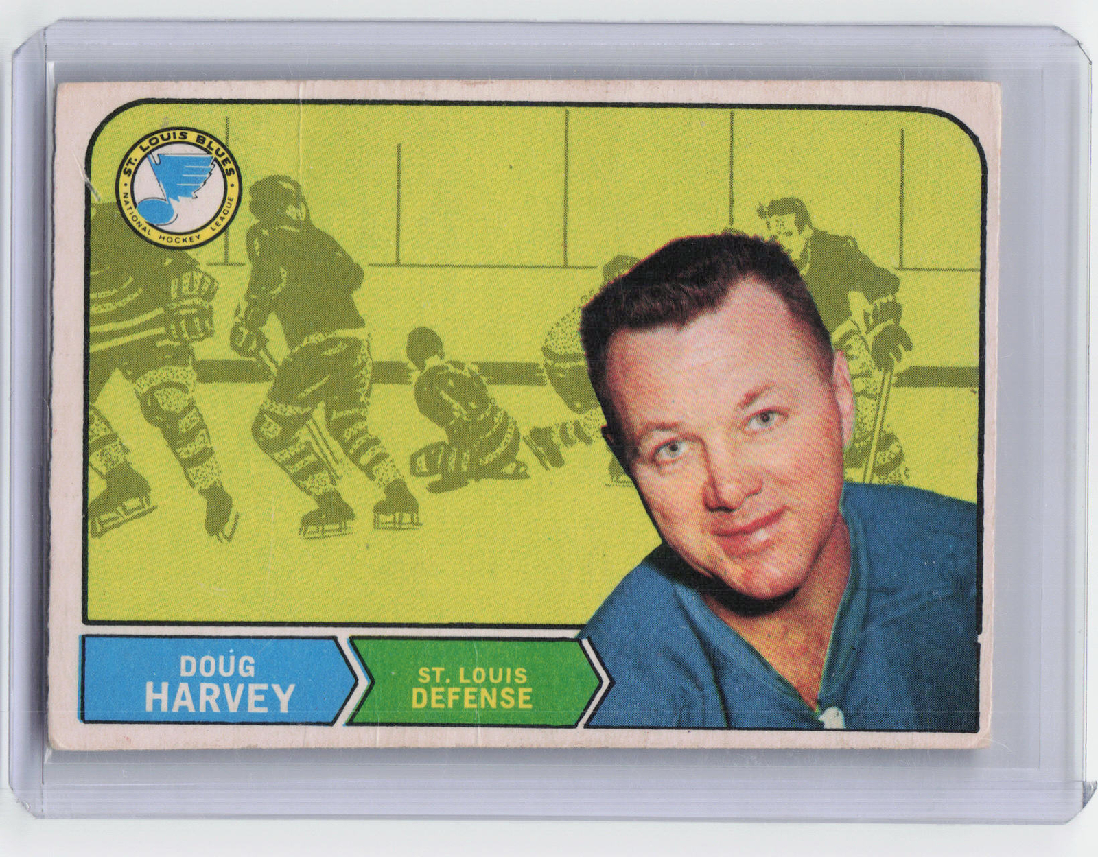 1968-69 O-Pee-Chee #1 Doug Harvey VG-EX