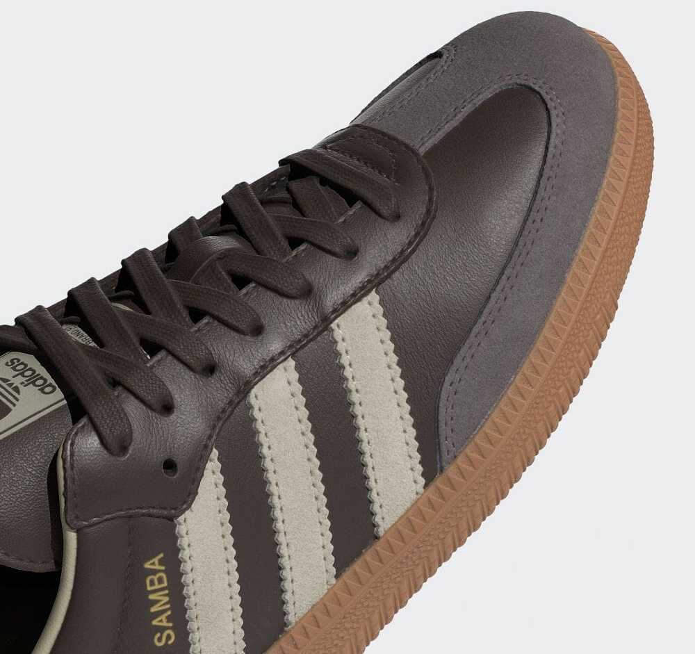ID1481 adidas Originals Samba OG Brown Putty Grey Gold