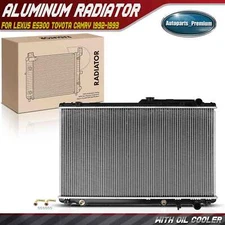 Auto Trans Radiator w/ Oil Cooler for Lexus ES300 Toyota Camry 1992-1993 V6 3.0L