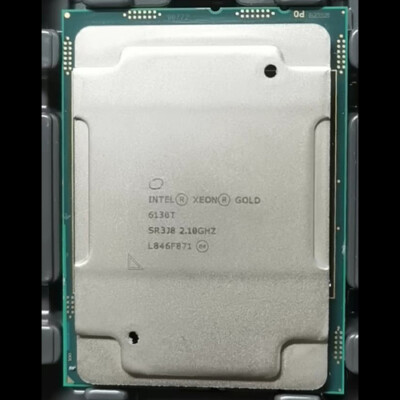 Intel Xeon Gold 6130T Processor 2.10GHz~3.70GHz 16Core 32Thread LGA3647 TDP-125W