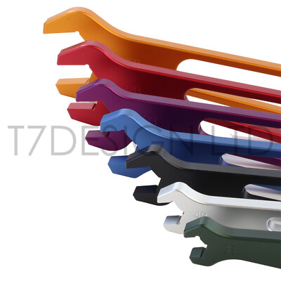T7Design AN03 - AN16 Aluminium AN Schraubenschlüssel 7-teiliges Set