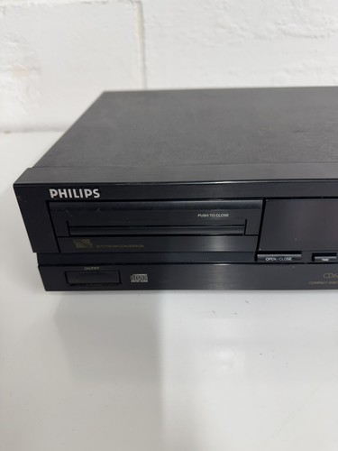 Philips CD618 CD Player Hi-Fi Stereo Separate Made In Belgium Work With Issue - Picture 2 of 11