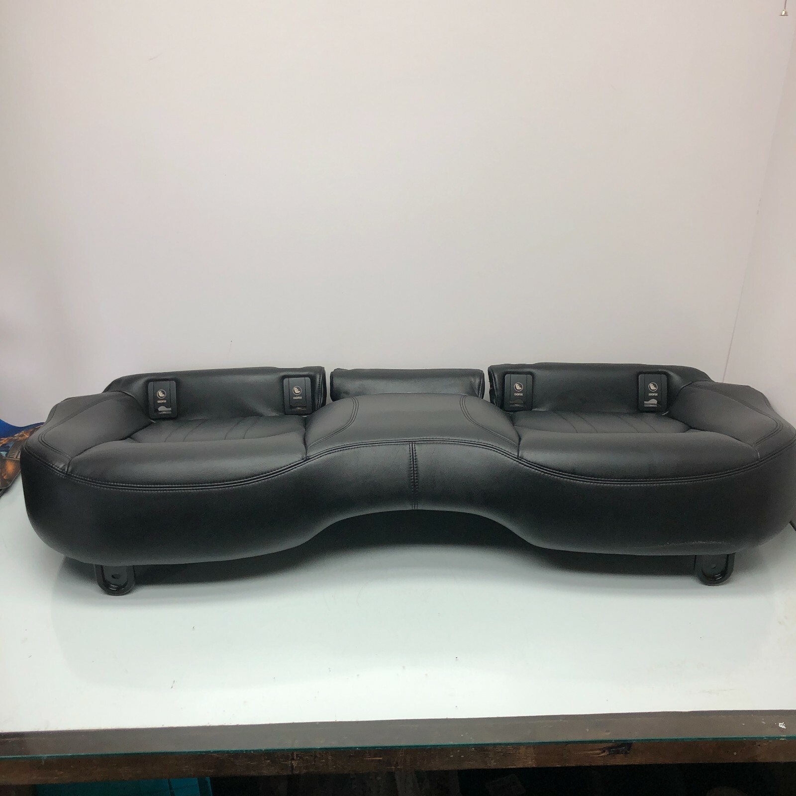 2014 - 2017 Maserati Ghibli Rear Seat Lower Cushion Leather Black OEM