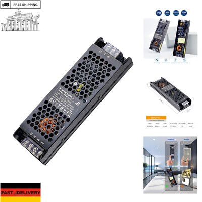 DUSKTEC LED Power Supply 300W 12V LED Transformer 25A, IP20 LED Transformer AC 220/23...