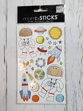 Me And My Big Ideas- Mambi Sticks Outer Space, Astronaut Stickers- Scrapbooking