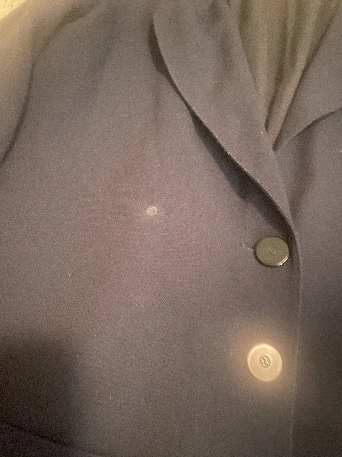 Giacca blazer Chanel blu navy lana taglia 48