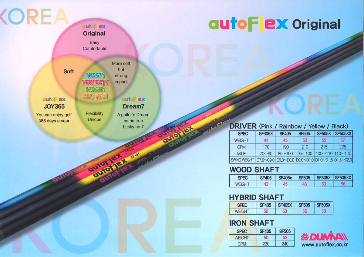 オートフレックスSF505X AutoFlex ドライバー用 シャフト オートフレックス 正規品