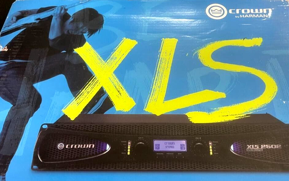 Crown Pro XLS2502 XLS 2502 Усилитель мощности DJPA мощностью 2400 Вт всего 11 ФУНТОВ DSP 131890₽