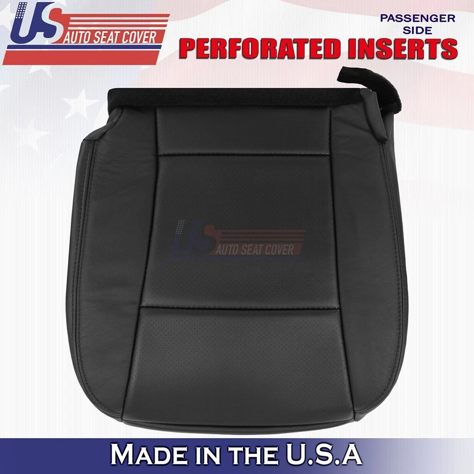 2007-2010 Fits Ford Explorer Sport Trac Front Bottoms Leather Cover Black - Image 3 of 4