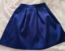 Hallhuber Rock Größe 38 Royalblau glänzend