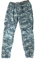 Levis Boys Camo Pants Twill Jogger Pull on Elastic Waist Pockets 12/13 yrs