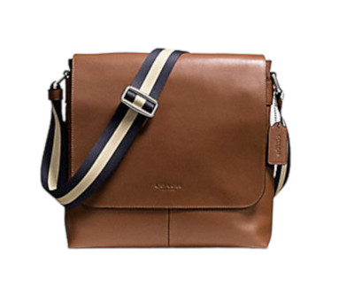 COACH Charles Leather Messenger Bag Shoulder Crossbody Bag Unisex F72362