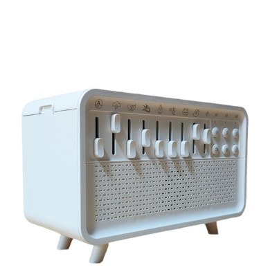 3-in-1 Bluetooth Speaker   White Noise, Night Light & Humidifier,8 Nature Sounds