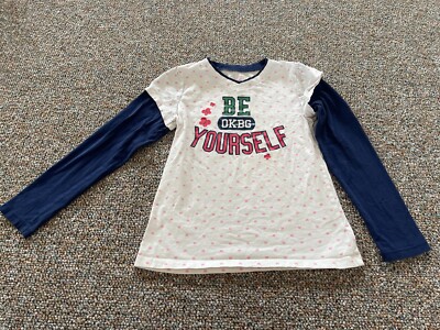 OshKosh Girls Long-Sleeved Be OKBG Yourself Top 8yrs