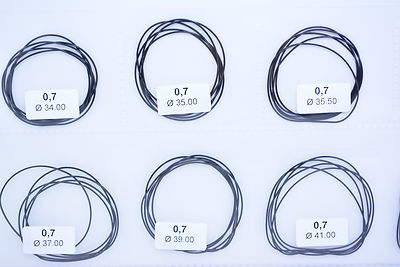 1x O Ring Armbanduhren deckel dichtung Schnurstärke 0.7 mm wasserdicht ring