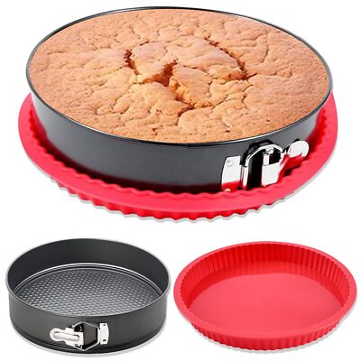 Inch Springform Pan Round Cake Baking Pans with Removable Bottom