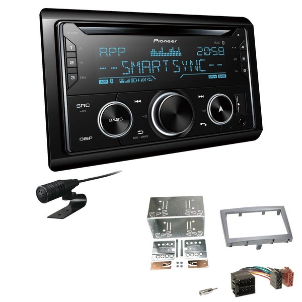 Pioneer Autoradio Bluetooth Einbauset FüR Porsche Cayman 2005-2009 Vulkangrau-image