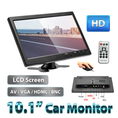 10,1  LCD-Monitor für TV-Computer Auto Rückfahrkamera HDMI BNC AVI VGA 12V