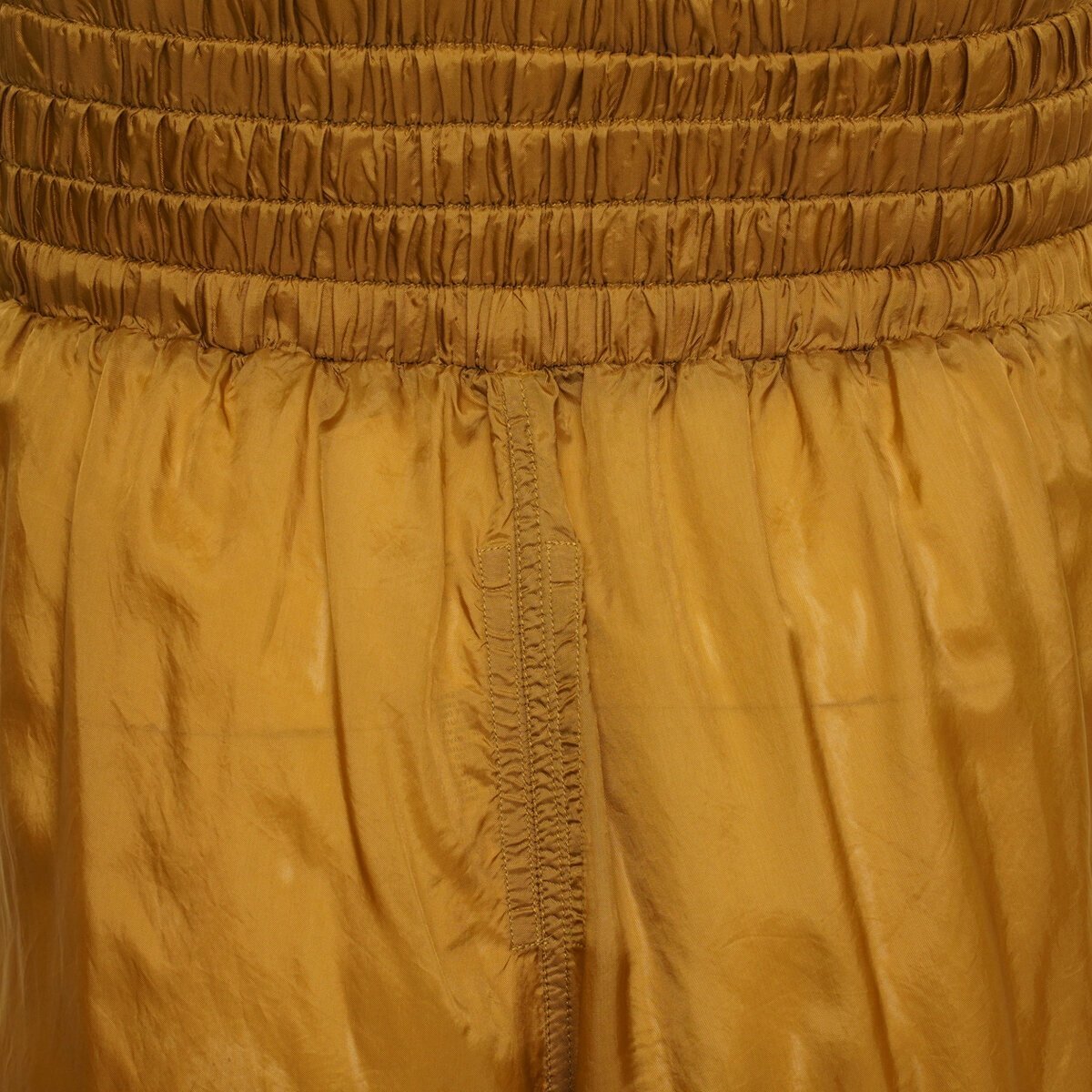 Rick Owens Fogachine Collection Cupro Boxing Shorts Yellow X