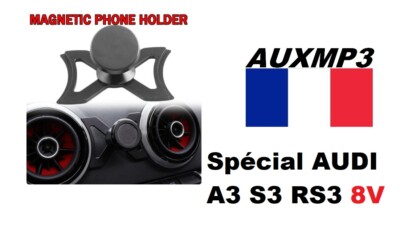 Handyhalterung Audi A3 S3 RS3 8V magnetisch emantiert