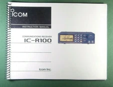 Icom IC-R100 Instruction Manual - Premium Card Stock Covers & 32LB Paper!