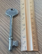 RUSSWIN: "Made in USA" Skelton Cast Iron Key #3