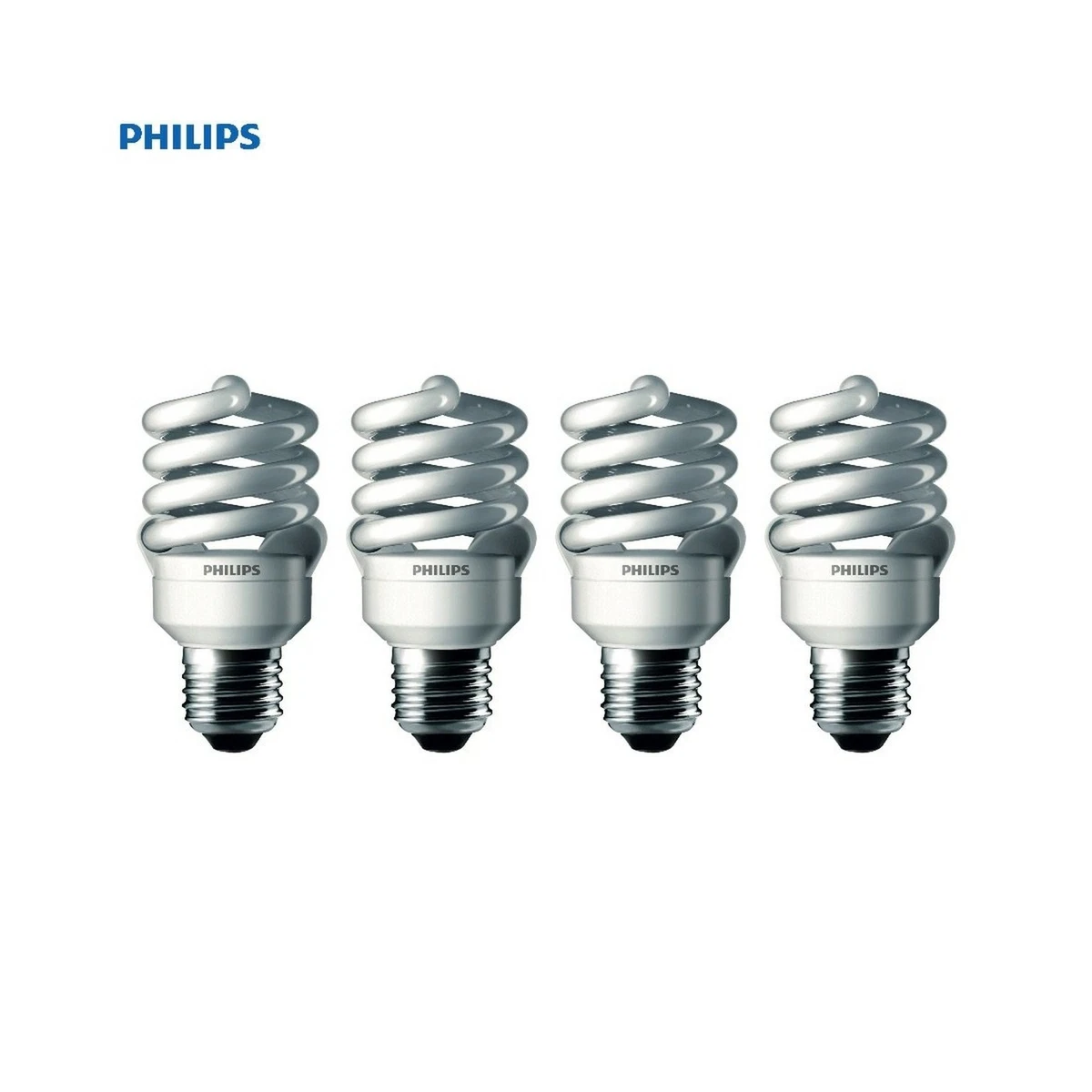 Philips Energy Saver Compact Fluorescent T2 Twister Bright Light Bulbs 4 Pck | eBay