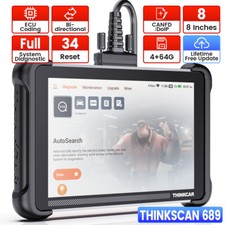 🔥ThinkScan 689 🔥KFZ Diagnosegerät ALLE System ECU Coding Auslesegerät Scanner