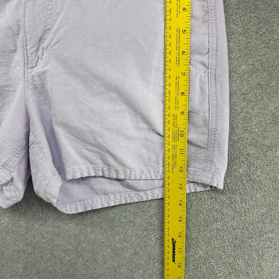 Columbia Shorts Womens Size 12 Purple Oxford PFG Flat Front Chino Hiking Travel - Image 4 of 4