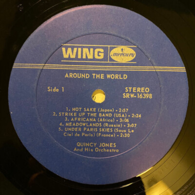 Quincy Jones And His Orchestra - Around The World - Mercury - SRW