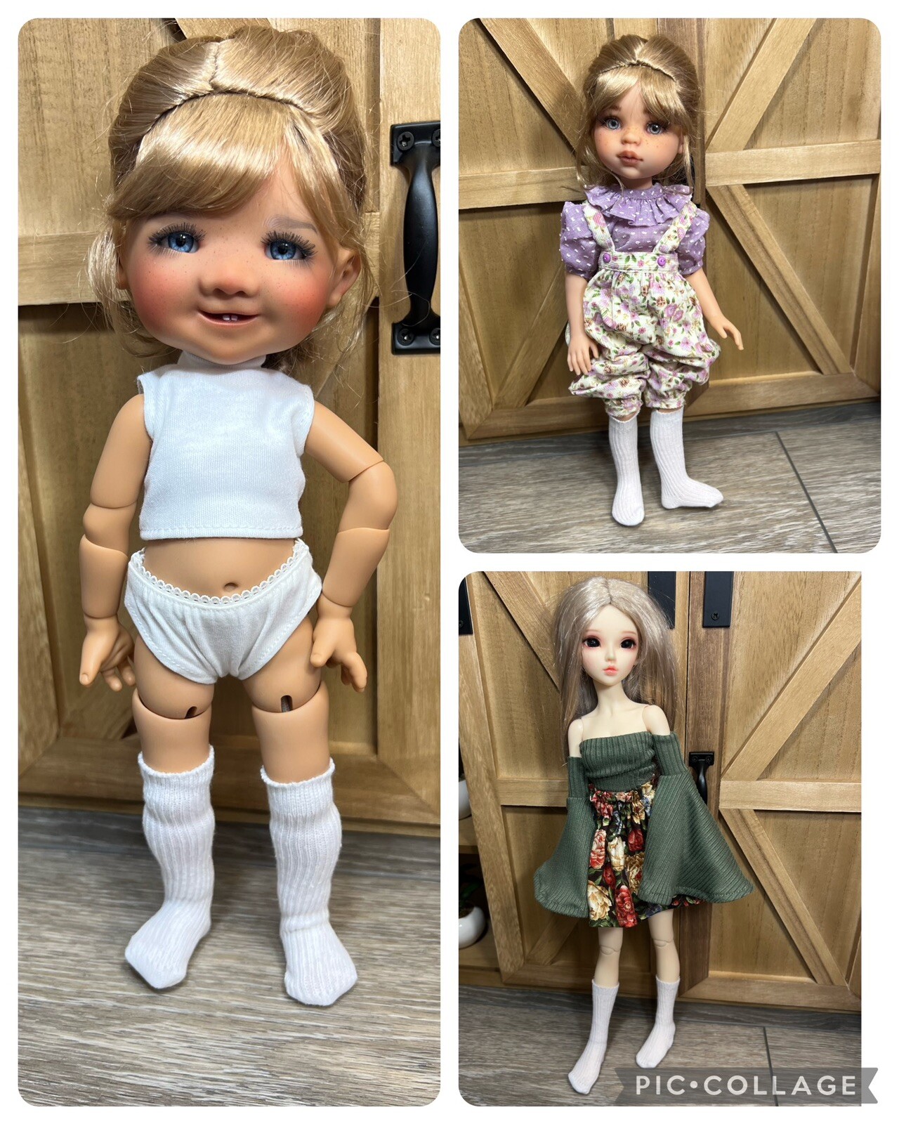 SAOLA Calzini bambola piccoli **solo calzini** 1 paio** adatti a Bjd My Meadow Dumpling Paola