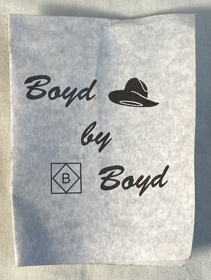 Boyd Glass Hopalong Cassidy Toothpick Holder in Millennium Surprise