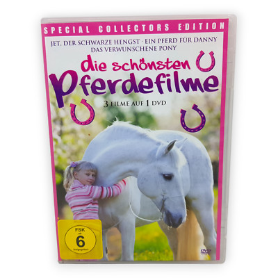 Die Schönsten Pferdefilme DVD Jet Schwarze Hengst Pferd Danny Verwunschene Pony