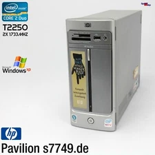 Hp Compaq Pavilion S7749.de Mini Computer Pc Windows Xp 7 Multimedia Spdif 1394