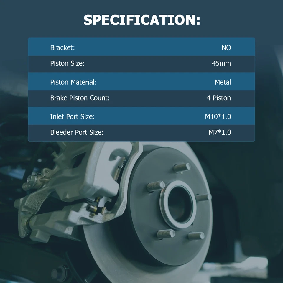 Pinzas de freno delanteras para Toyota Tacoma 2005 2006 2007-2017 chapadas en zinc Foto 3 de 4