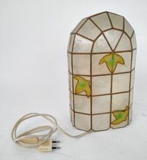 Lampada mosaico madreperla stile Liberty vintage design classico h30cm -77Z