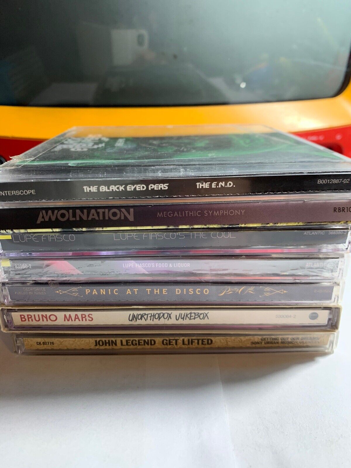 Lot of 7 MODERN POP CDs incl. AWOL ,LUPE FIASCO, BLACK EYED ,BRUNO MARS