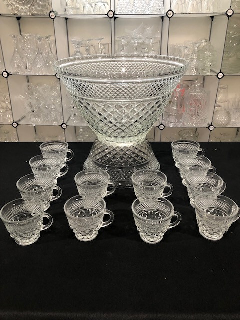 Wexford by Anchor Hocking - 14pc Punch Bowl Set | eBay