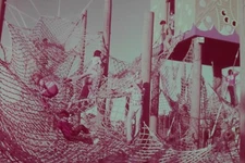 Vintage 35mm Photo Slide Sea World San Diego Pana-Vue Slide Cap n Kids World 70s