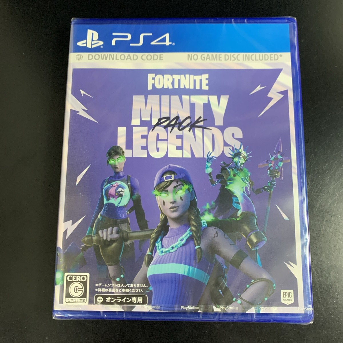 Unopened PS4 Fortnite Minty Legends Pack Code in a box Sony