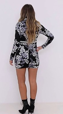 Sexy Pretty Little Thing Embroidered Embellished Pearl Bodycon Dress UK12 Rpp99 | eBay Sexy Pretty Little Thing Embroidered Embellished Pearl Bodycon Dress UK12 Rpp99 | eBay